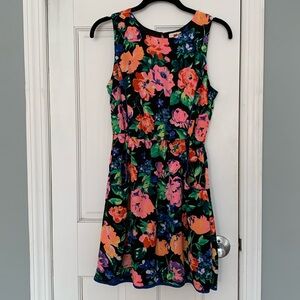 one clothing vibrant floral dress size small